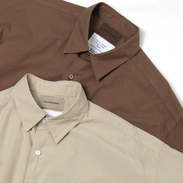 REGULAR COLLAR SHIRTS COMFORT FIT ORGANIC COTTON - MARKAWARE 「Area」