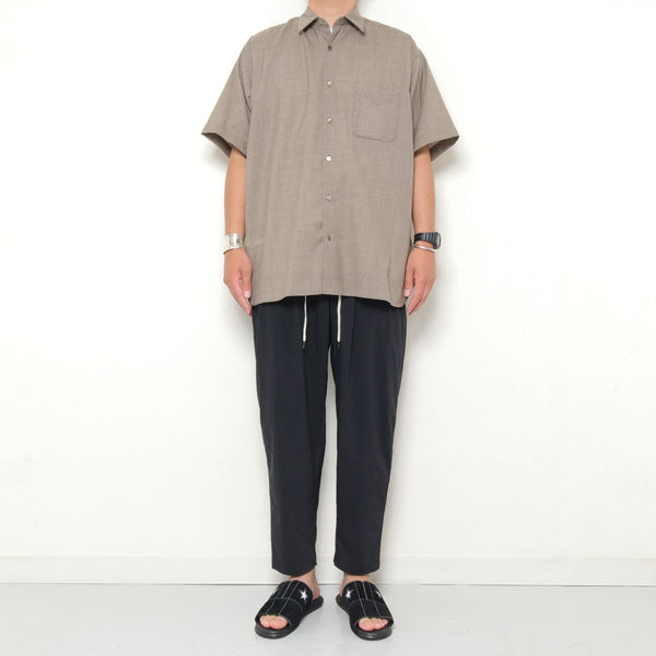 COMFORT FIT SHIRTS S/S SUPER120s WOOL TROPICAL