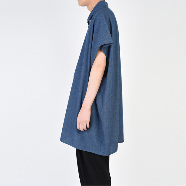 DUNGAREE BIG FRENCH SLEEVE SHIRT