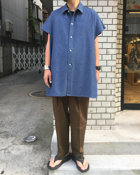 DUNGAREE BIG FRENCH SLEEVE SHIRT