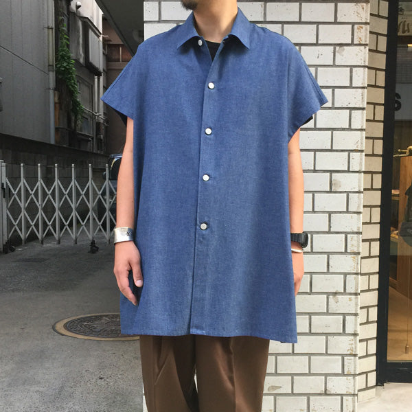 DUNGAREE BIG FRENCH SLEEVE SHIRT