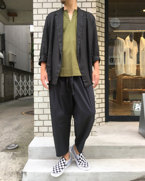 SHIRTS JACKET ORGANIC LINEN - MARKAWARE 「Area」