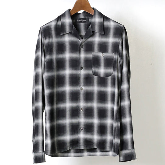  RAYON TWILL OMBRAY CHECK SHIRTS  