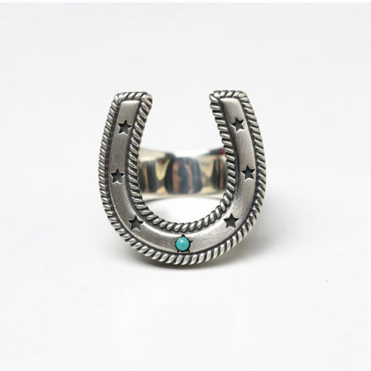  SILVER RING (HORSE SHOE)  