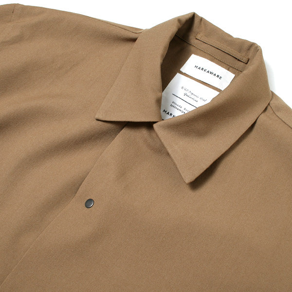 MARKAWARE COACH SHIRTS ORGANIC WOOL GABERDINE A18C-10SH01C 「Area」