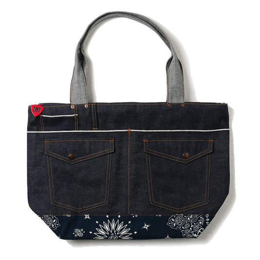  DENIM TOTE BAG  