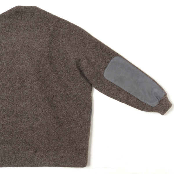 CREW NECK WOOL SHEEP PILE - marka 「Area」