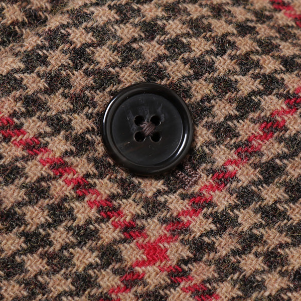 MINIMALIST COAT SHETLAND WOOL GUNCLUB CHECK