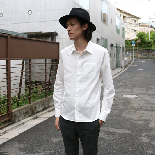  SWISS COTTON 60/1 SATIN シャツ  