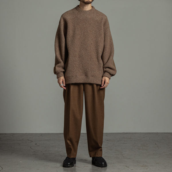 CREW NECK WOOL SHEEP PILE