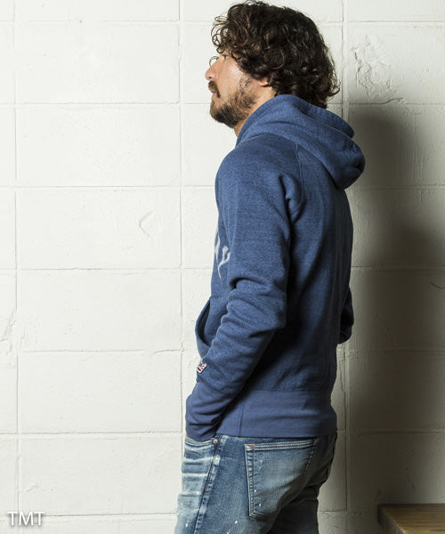 BACK FREECE NEEDLE PUNCH HOODIE (BIG HOLIDAY)