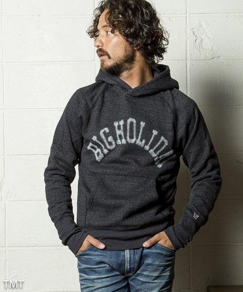 BACK FREECE NEEDLE PUNCH HOODIE (BIG HOLIDAY)