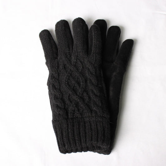  KNIT x PIG SUEDE GLOVE  