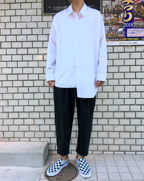 ASYMMETRY SHIRT BROAD CLOTH - LAD MUSICIAN 「Area」