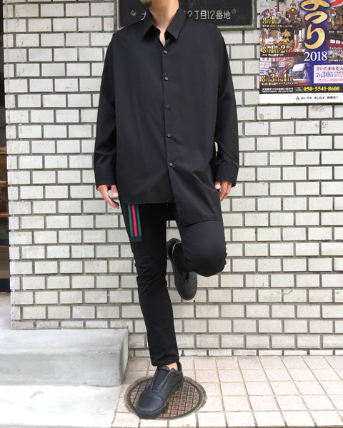 ASYMMETRY SHIRT BROAD CLOTH - LAD MUSICIAN 「Area」