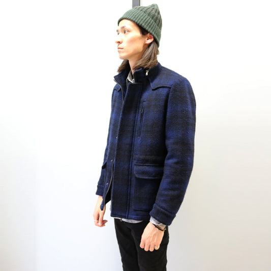  WOOLRICH FABRIC CHECK BLOUSON  