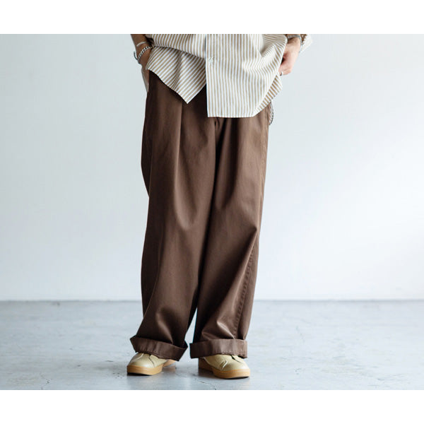 41KHAKI WIDE PANTS - MARKAWARE 「Area」