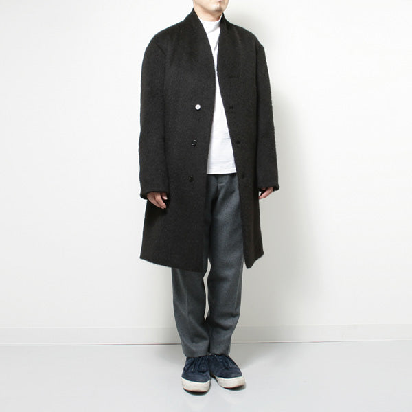 MINIMALIST COAT NATURAL ALPACA W-CLOTH BEAVER