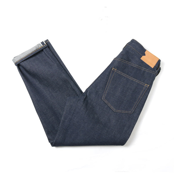 STRAIGHT 5POCKETS 14.5ozORGANIC SELVEDGE DENIM RAW