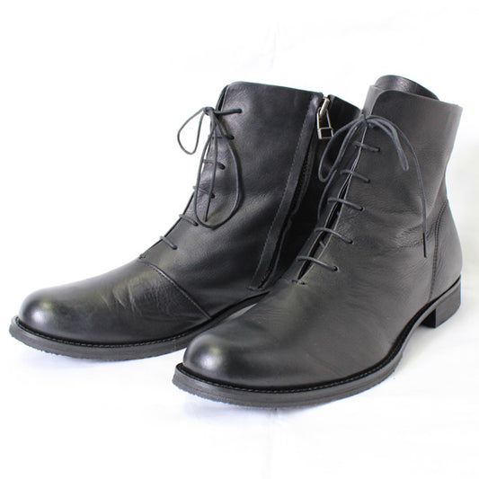  SIDE ZIP BOOTS BY marchercher  