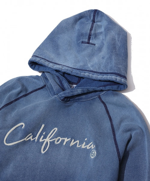 INDIGO FRENCH TERRY PARKA (CALIFORNIA) - TMT 「Area」