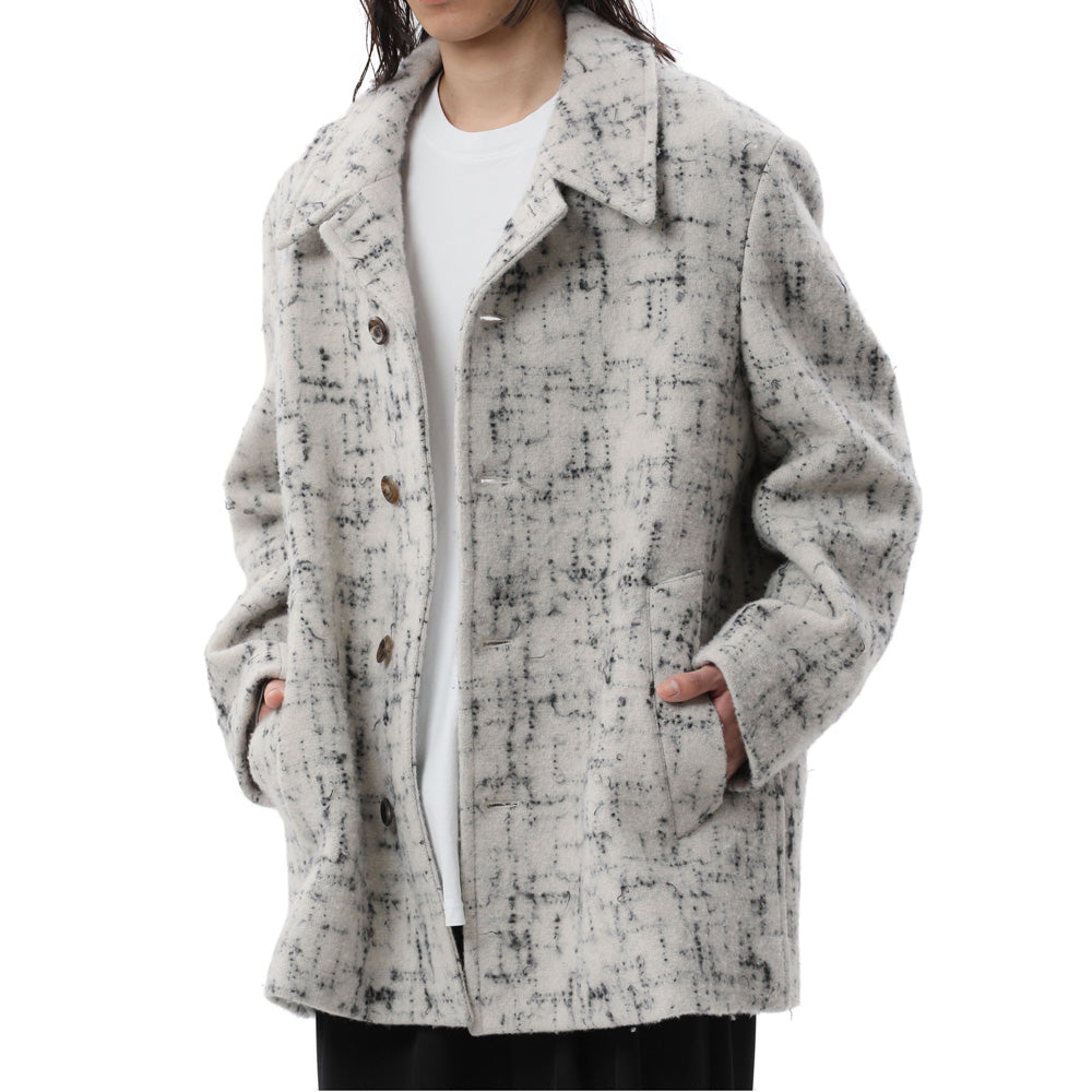 ATTACHMENT(アタッチメント) - SPLASHED TWEED HALF COAT – Area